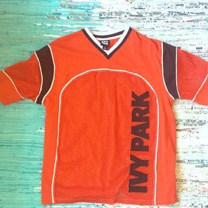 Red Ivy Park sheer mesh Jersey